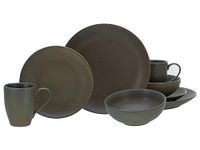 CreaTable, 25853, Serie Sierra Nevada, 8-delige serviesset voor 2 personen, combiservies van aardewerk, vaatwasser- en magnetronbestendig, kwaliteitsproductie