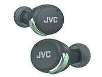 JVC HA-Z330T-G Compacte True Wireless oordopjes, actieve ruisonderdrukking, laag gewicht, stijlvol design, BT 5.2, waterdicht (IPX4), 21 uur speeltijd, lage latency-modus voor games, groen