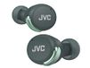 JVC HA-Z330T-G Compacte True Wireless oordopjes, actieve ruisonderdrukking, laag gewicht, stijlvol design, BT 5.2, waterdicht (IPX4), 21 uur speeltijd, lage latency-modus voor games, groen