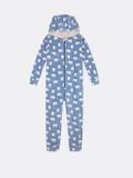 Claesen's Onesie Velours Polar Bear Blauw Maat 164