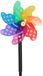 Koopman Solar Windmolen met LED. Meerkleurig Kunststof 10x30x17 cm