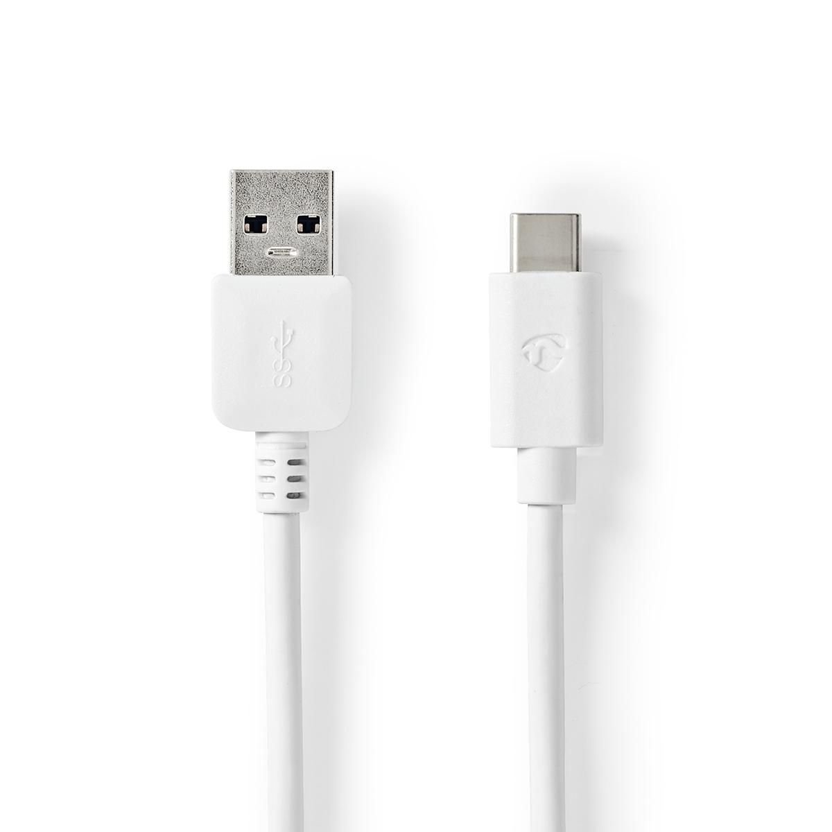 Nedis USB-kabel - USB A naar USB C - 2 meter - Wit