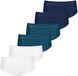 sloggi Dames midi slip 6 pack Basic+ blauw