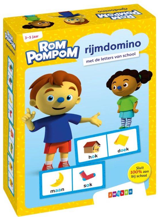 Zwijsen Rompompom Rijmdomino - Educatief spel - Nederlands