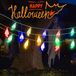 Ibenzoa® Decoratieve LED-lichtslinger met 20 spooklampjes voor Halloween en Feestdagen