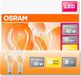 Osram LED lamp - Classic A 40 - E27 - filament - helder - 4W - 470 Lumen - warm wit - niet dimbaar - 2 stuks