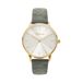 Tamaris Dameshorloge met Lederband – Runde schlichte horloge voor dames 36 mm