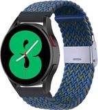 By Qubix Qubix Braided nylon bandje Blauw / groen gemêleerd Geschikt voor Xiaomi Mi Watch / Xiaomi Watch 2 / Xiaomi Watch S1 / S2 / S3 / S4 (47mm)