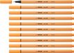 STABILO point 88 Fineliner - Papaya - 10 stuks