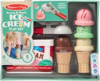 Melissa & Doug Scoop and Stack Ice Cream Cone Magnetic Pretend Play Set