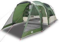 vidaXL Tunneltent 4-persoons waterdicht groen