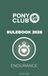 The Pony Club Rulebook 2026 - Endurance