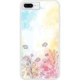 Apple iPhone 6 Watercolor flowers Verstevigd hoesje met sublimatie bedrukking