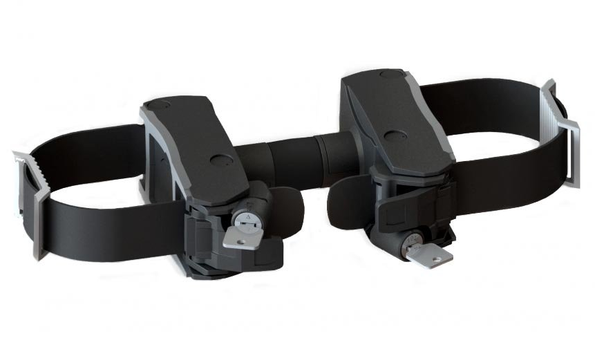 Uebler Afstandhouder - Met tandriem - 3e/4e fiets - Afsluitbaar - Afneembaar