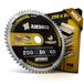 AMBOSS WERKZEUGE HM Cirkelzaagblad 250x30 Z60 Wisseltand Neg. pour Bois - Scie à onglet Coupe fine