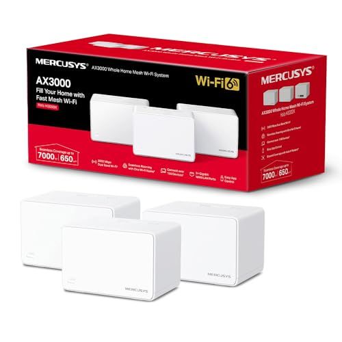 TP-Link Mercusys Halo H3000X 3-pack AX3000 Mesh Wi-Fi 6 System