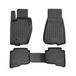 OMAC 1702444 Ensemble de tapis de sol ETP (élastomère thermoplastique), noir