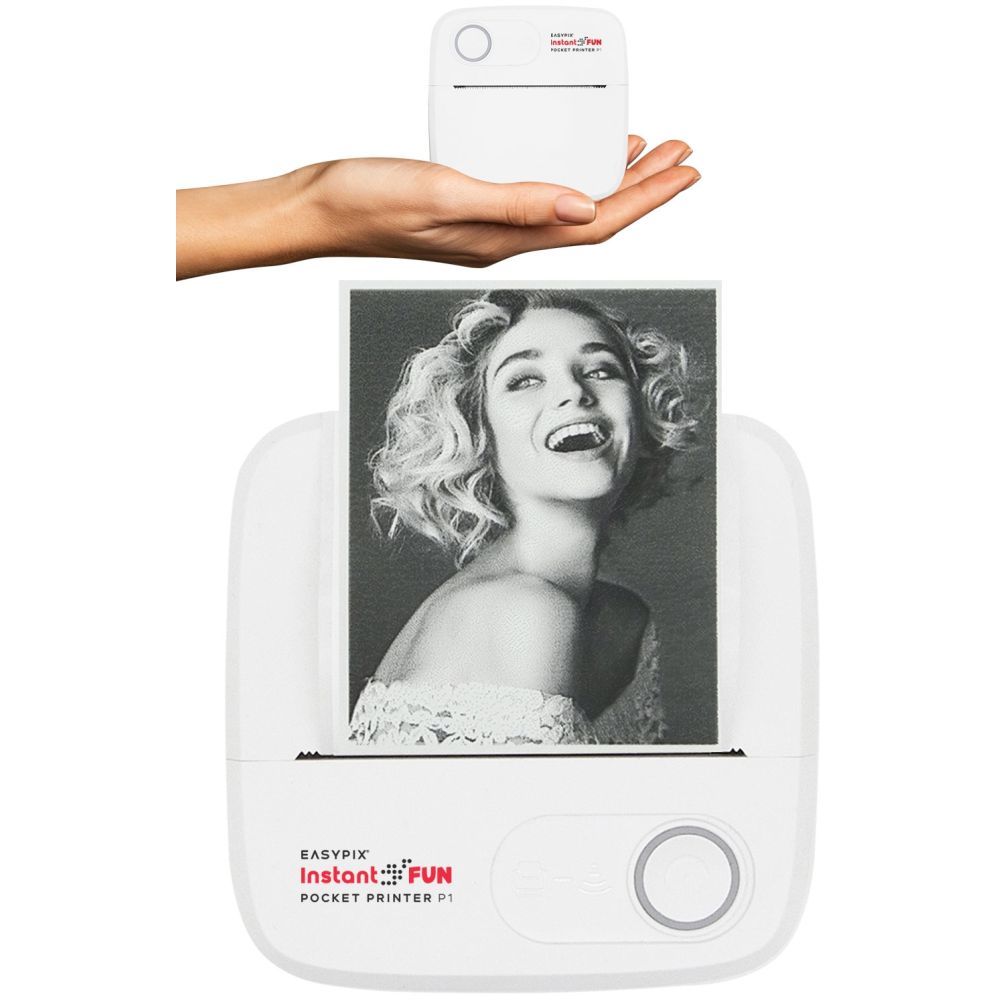 Agfa Easypix InstantFun pocket printer P1 Zwart