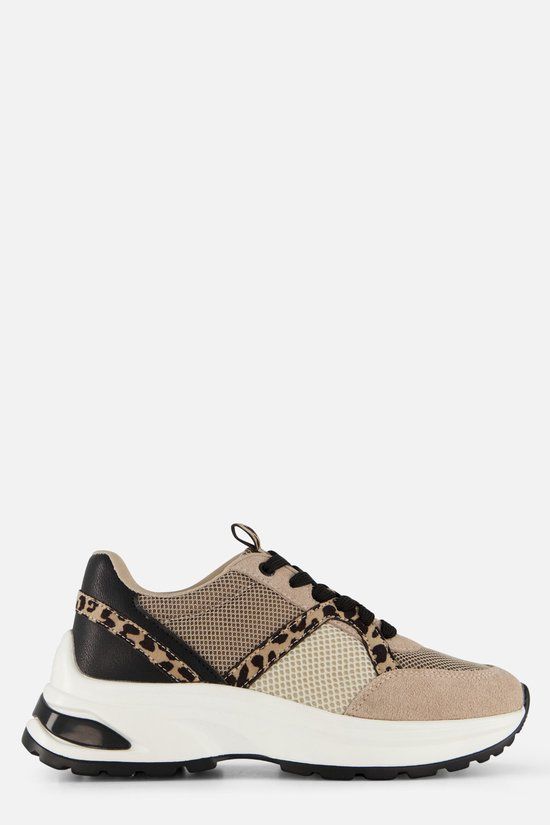 Cellini Leopard Sneakers beige Textiel - Maat 37