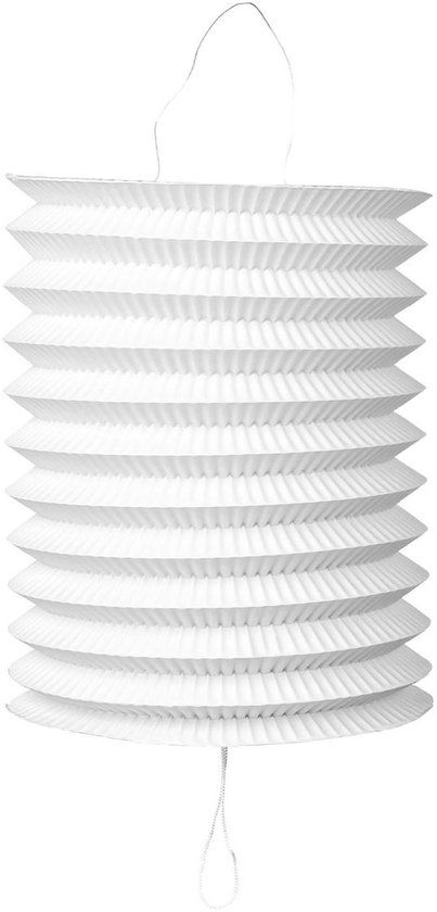 Top1Toys Wefiesta Lampion 16 Cm Papier Wit
