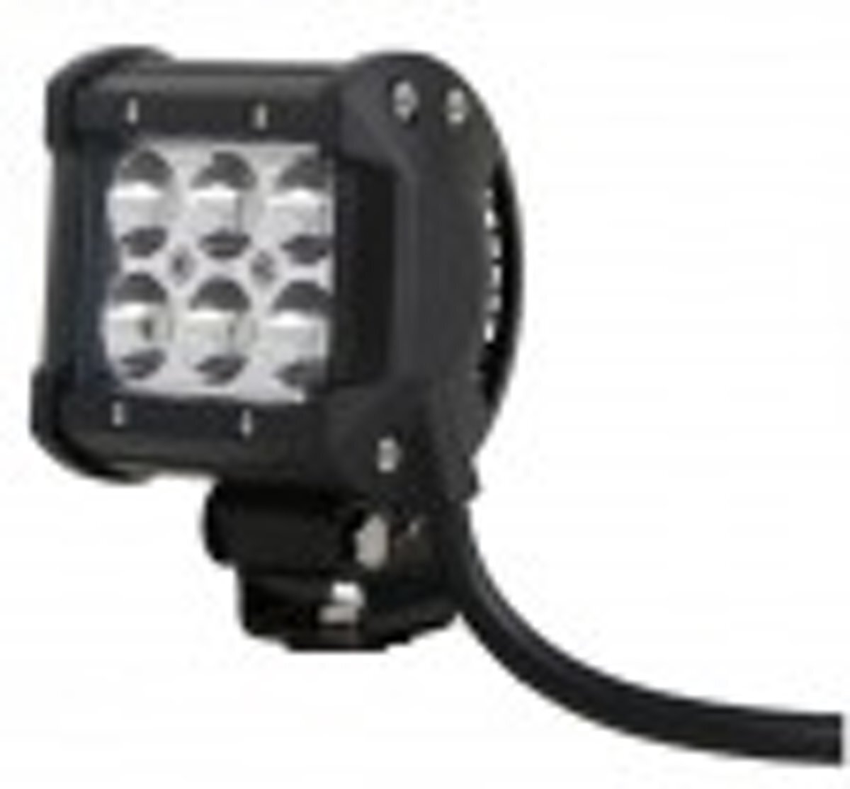 ABC-LED LED SPOT - 18W - 10cm - 4x4 offroad - 6 LED - WIT 6000K 12V/24V