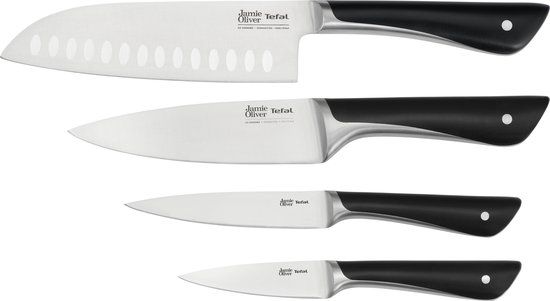 Jamie Oliver by Tefal Messenset - 4-delig - RVS - Ergonomisch
