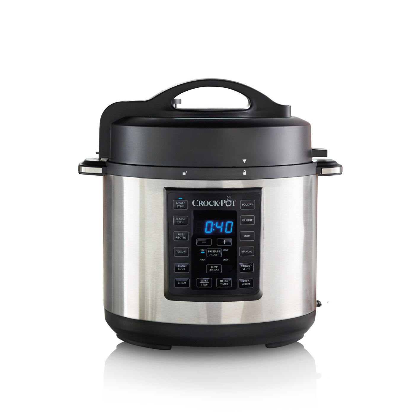 Crock-Pot Express - 5.6L Multi Cooker - Black & Stainless Steel