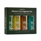 ManCave Ultra-Premium Douchegel Geurgeschenkset voor Heren – 4 x 500ml Natuurlijke Sulfaatvrije Douchegelels: Wild Mint, Citroen & Eik, Cederhout en Zeezout – Veganistisch – Verpakking Kan Variëren