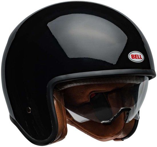 Bell Tx 501 Zwart Open Face Helm Maat 2XL