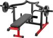 450 lbs (ongeveer 204 kg) machine à développé couché avec banc réglable. Convient pour les exercices à plat et inclinés dans la salle de sport
