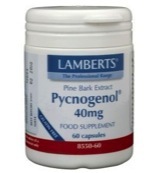 Lamberts Pijnboombast extract Pycnogenol 40 mg 60VC