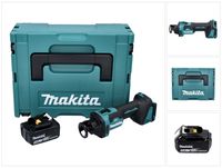 Makita DCO 181 T1J accu-rotatiesnijder 18 V 32000 tpm borstelloos + 1x accu 5,0 Ah + Makpac - zonder oplader