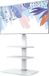 OEM Holland Connections Witte tv-vloerstandaard met 3 planken voor 32-60 inch tv