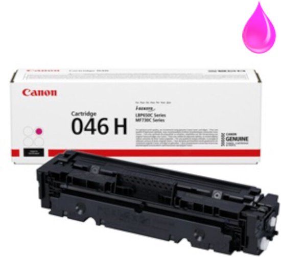 Canon 046 H Magenta Toner Cartridge - 5000 Pages - Original