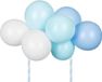 PartyDeco Ballon Cake Topper Kit Blauw 29cm