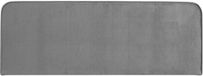 IDIMEX NOVARE hoofdeinde 160 cm, gestoffeerd, met wandbevestiging – grijs