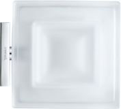 Duravit Karree Zeepschaal Wandmontage Chroom/Matglas