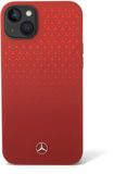 Mercedes-Benz Back cover - iPhone 14 Plus & 15 Plus - Rood - Schokabsorberend - Dubbellaags Design