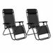 Kinzo Chaises de jardin réglables Set de 2 – Chaise de plage – Chaise de camping – Chaise pliante – Chaise longue de jardin – Chaise pliable – Chaise pliante – Chaise de pêche – Chaise pliante légère de camping – 93x67x107 cm