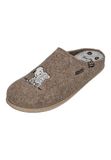 Toni Pons Charlie Heren Pantoffels Vilt Taupe - Maat 44
