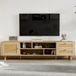 MODFU TV-meubel 160x39x40.5 cm van spaanplaat en rotan