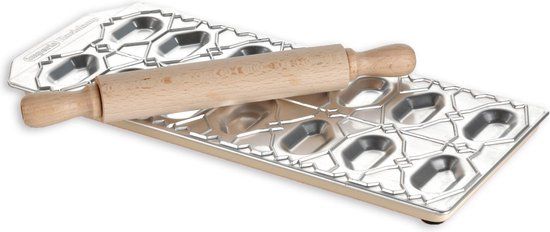 Imperia Raviolivorm Vis 14 stuks - Aluminium