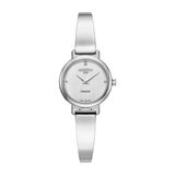 ROAMER Elegance Diamond Polshorloge Vrouwen Staal Zilverkleurig Wit 25 mm