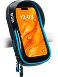 R2B Telefoonhouder Fiets Waterdicht - 360 Graden Rotatie - Zwart/Blauw - Model Den Haag