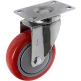 TOOLCRAFT Zwenkwiel 100 mm met schroefplaat