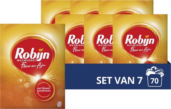 Robijn Specials Fleur & Fijn Waspoeder - 70 wasbeurten - Voordeelverpakking