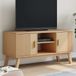 Maison Exclusive meuble TV OLDEN, marron, 114x43x57 cm, pin massif