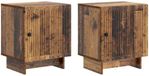 vidaXL Table de chevet Bois vieilli 43 x 34,5 x 50 cm