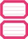 Herma Etiketten voor boeken met blauwe rand, 76 x 35 mm