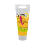 KREUL 43318 - Peinture d'art pour enfants, peinture scolaire à base d'eau, or 75 ml, peinture d'art mate couvrante pour toile, papier et carton, végétalien